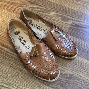 Huaraches, Chanclas from Mexico (never worn)